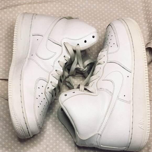 Nike Air Force 1 White High (Women’s) – Size 7.5 - Picture 1 of 5